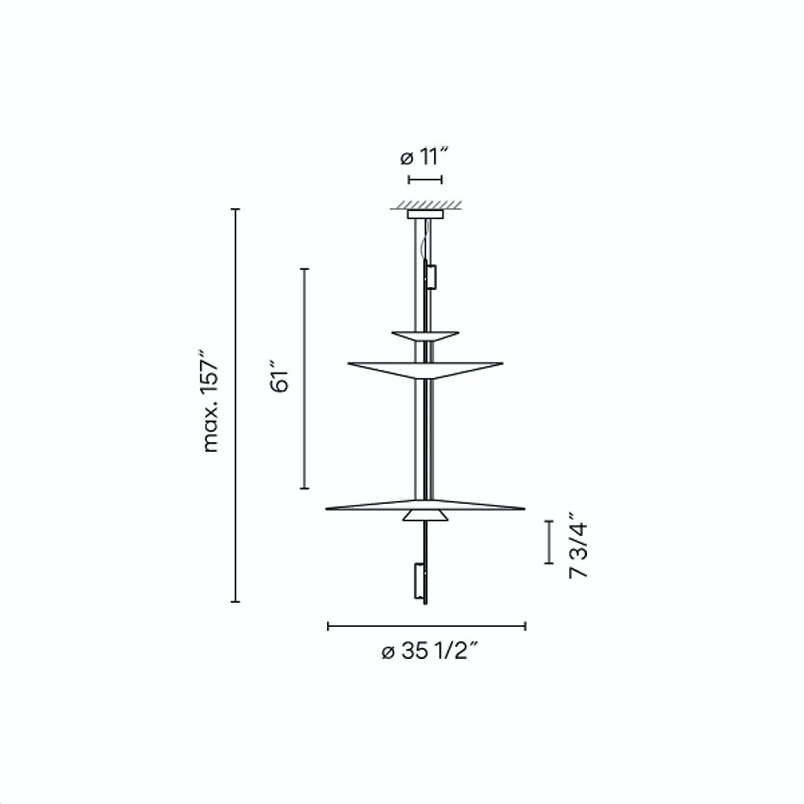 FLAMINGO 1560 Vibia