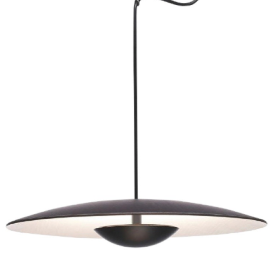 GINGER MARSET LAMPARA SUSPENSIÓN MADERA 60 WENGUE