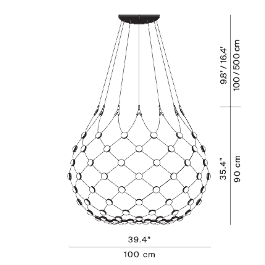 mesh-luceplan-d86n-medidas