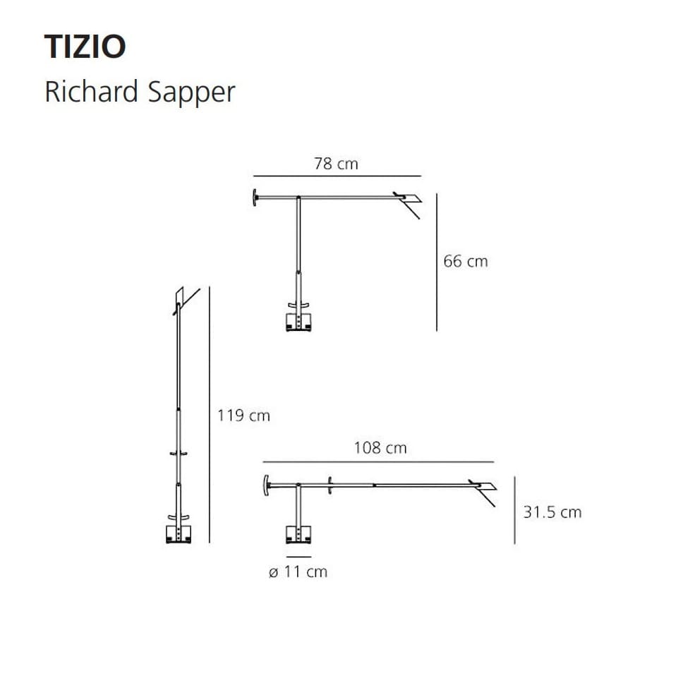 Tizio RED 50th Artemide