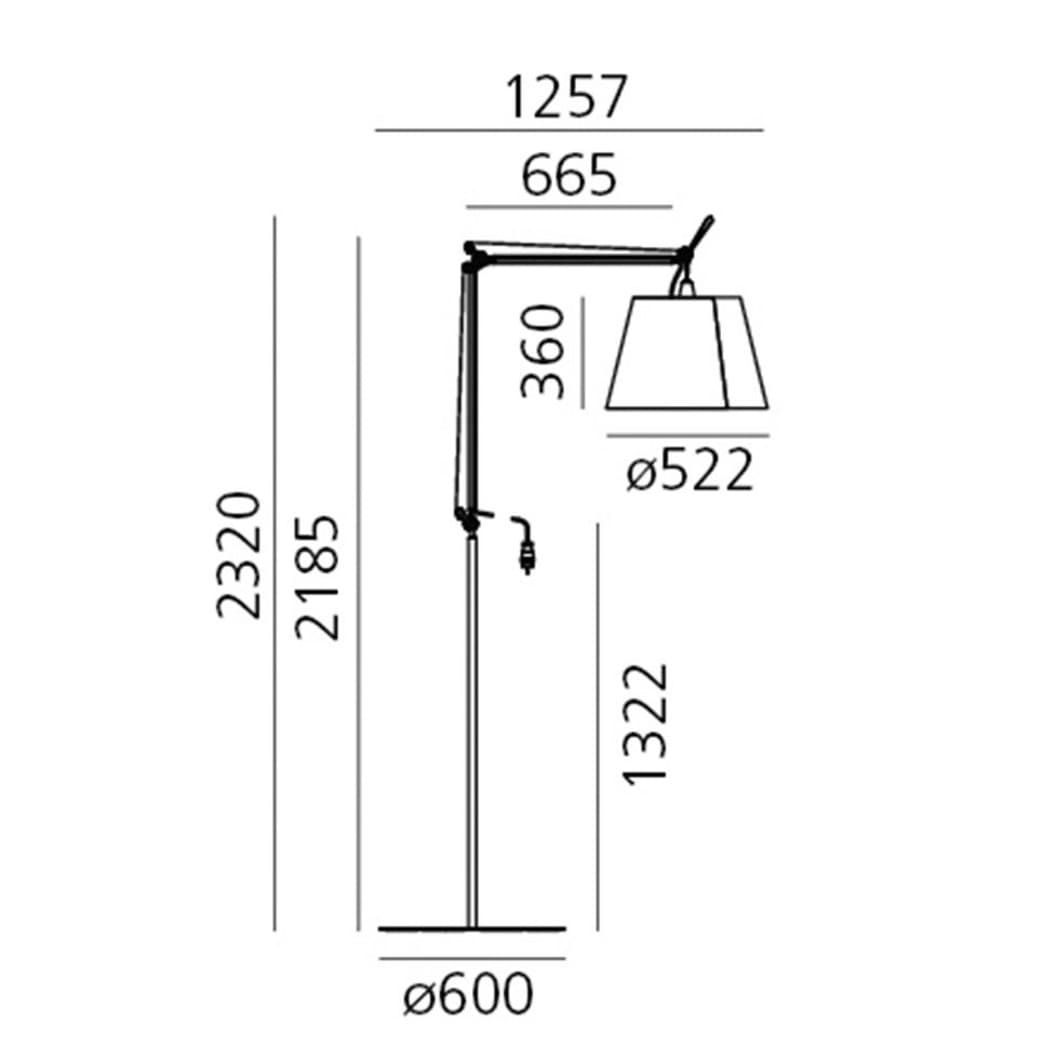TOLOMEO Outdoor Paralume pie