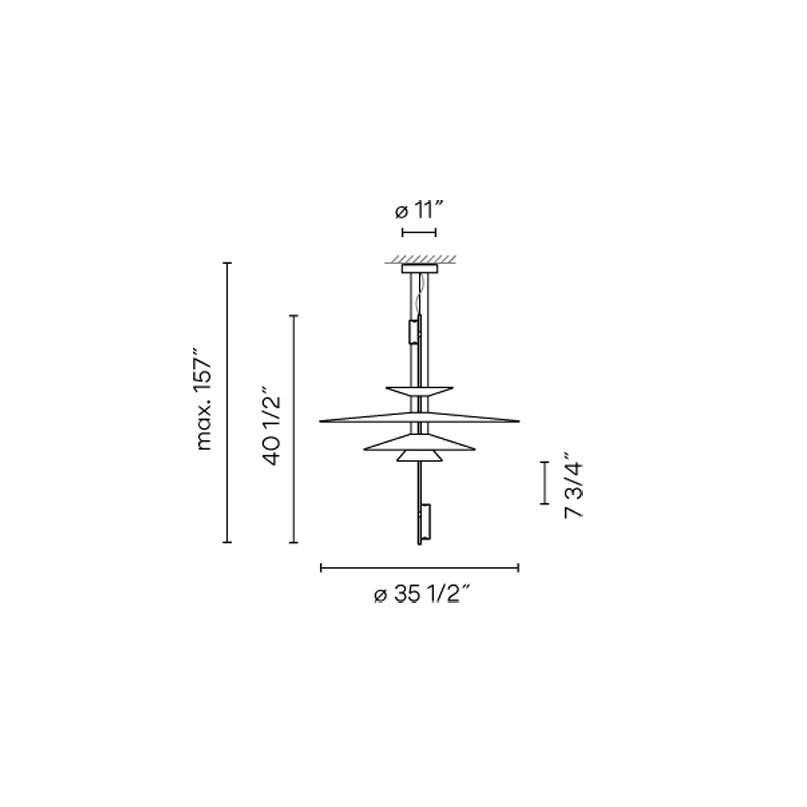 FLAMINGO 1550 Vibia