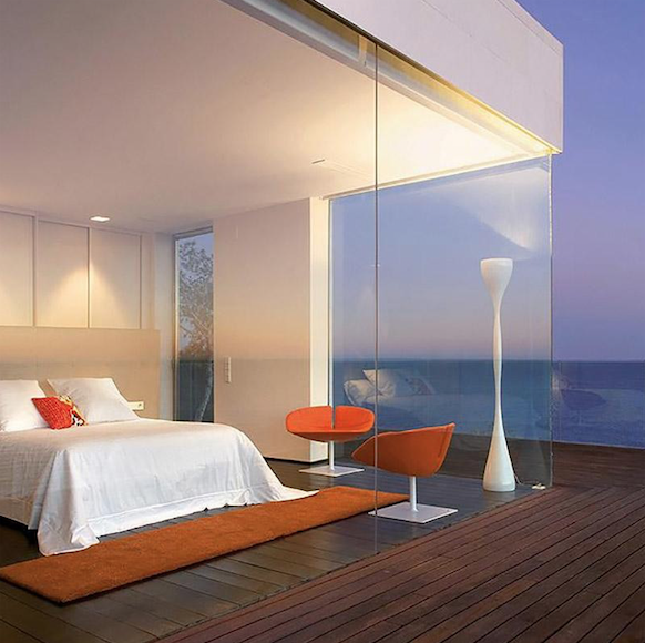 JAZZ 1330 VIBIA LAMPARA DE PIE BLANCO AMBIENTE