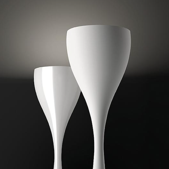 JAZZ 1330 VIBIA LAMPARA DE PIE BLANCO DETALLE