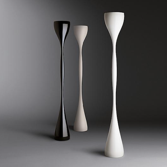 JAZZ 1330 VIBIA LAMPARA DE PIE BLANCO VISION NEGRO