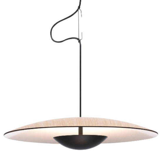 GINGER MARSET LAMPARA SUSPENSIÓN MADERA 60 ROBLE
