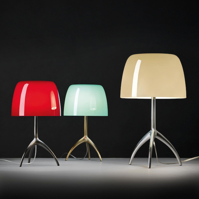 LUMIERE GRANDE PEQUEÑA FOSCARINI CROMO COLORES
