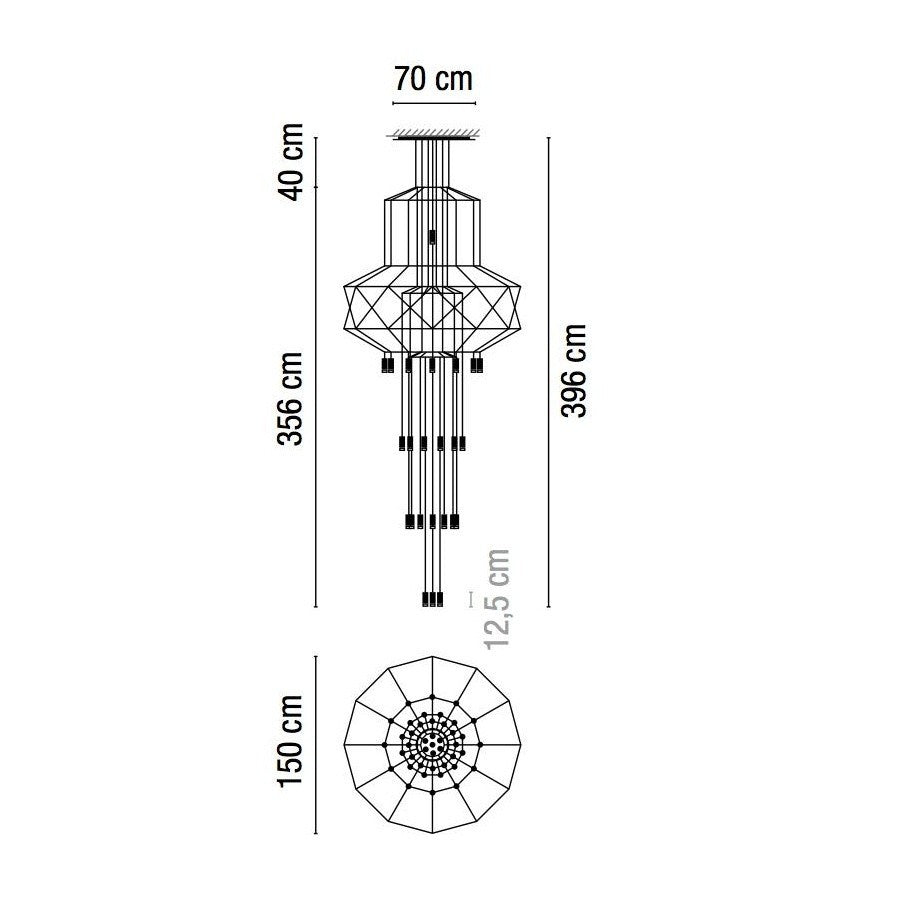 WIREFLOW Chandelier 0375