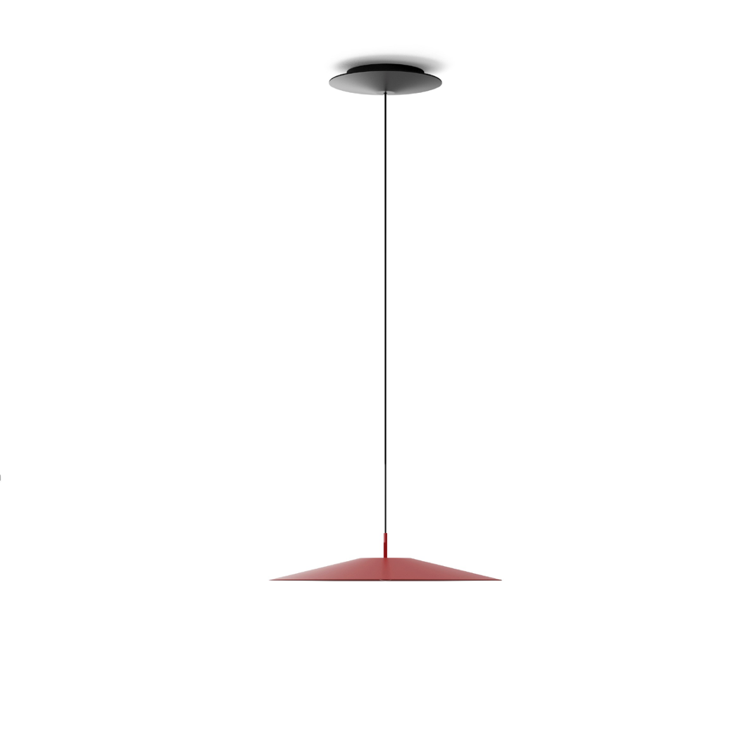 koiné-luceplan-lampara-colgante-37-rojo-unoiluminacion