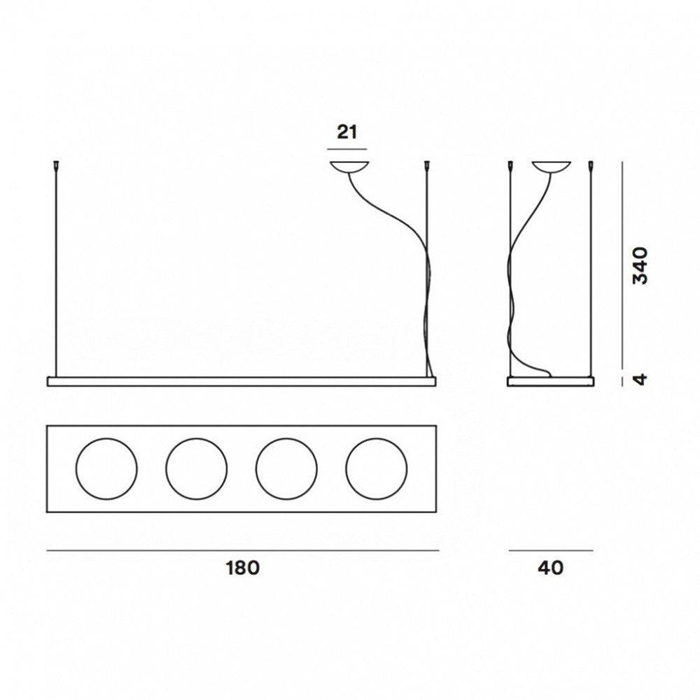 DOLMEN LED Colgante