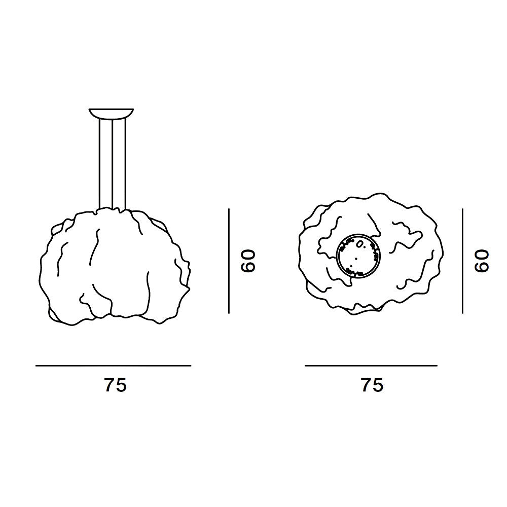 lampara-suspension-nuee-foscarini-medidas
