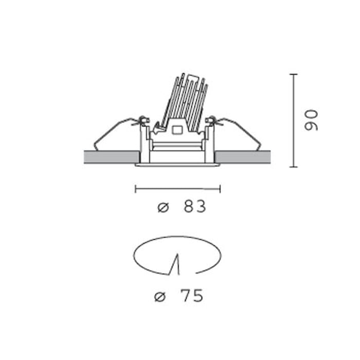 laser-blade-circular-basculante-frame-iguzzini-medidas