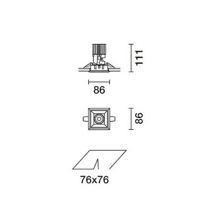 laser-blade-l-basculante-frame-iguzzini-medidas