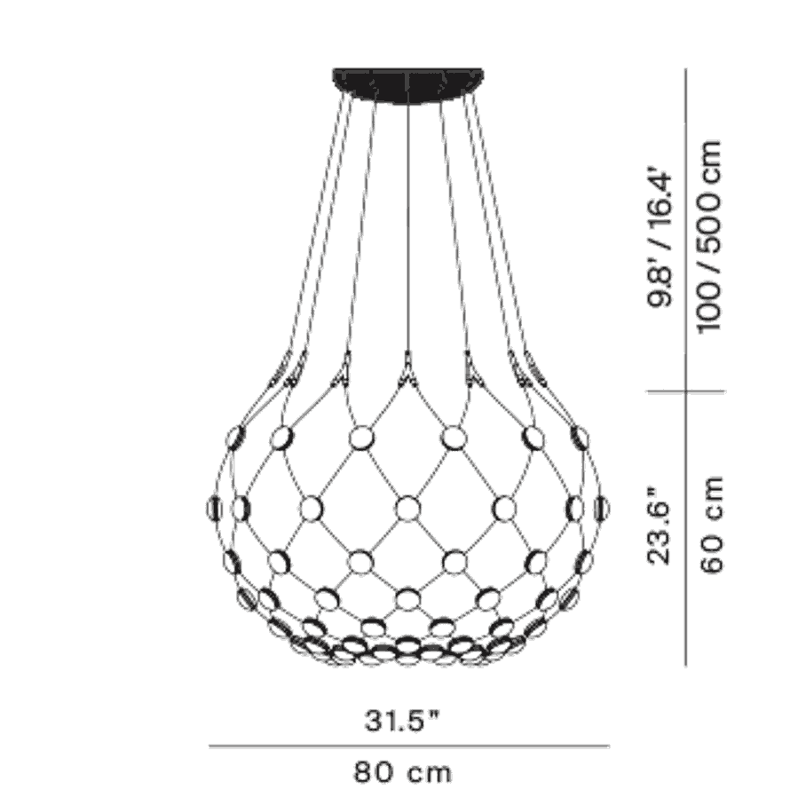 mesh-luceplan-d86npi-medidas