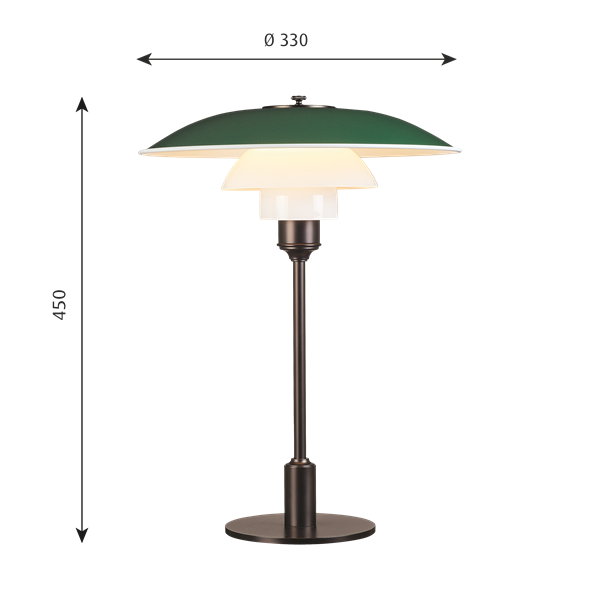 PH 3½ TABLE GLASS