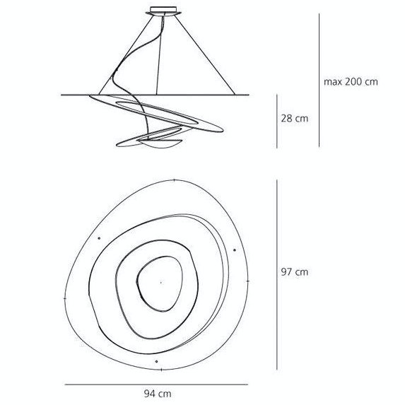 pirce-led-suspension-colgante-artemide-medidas