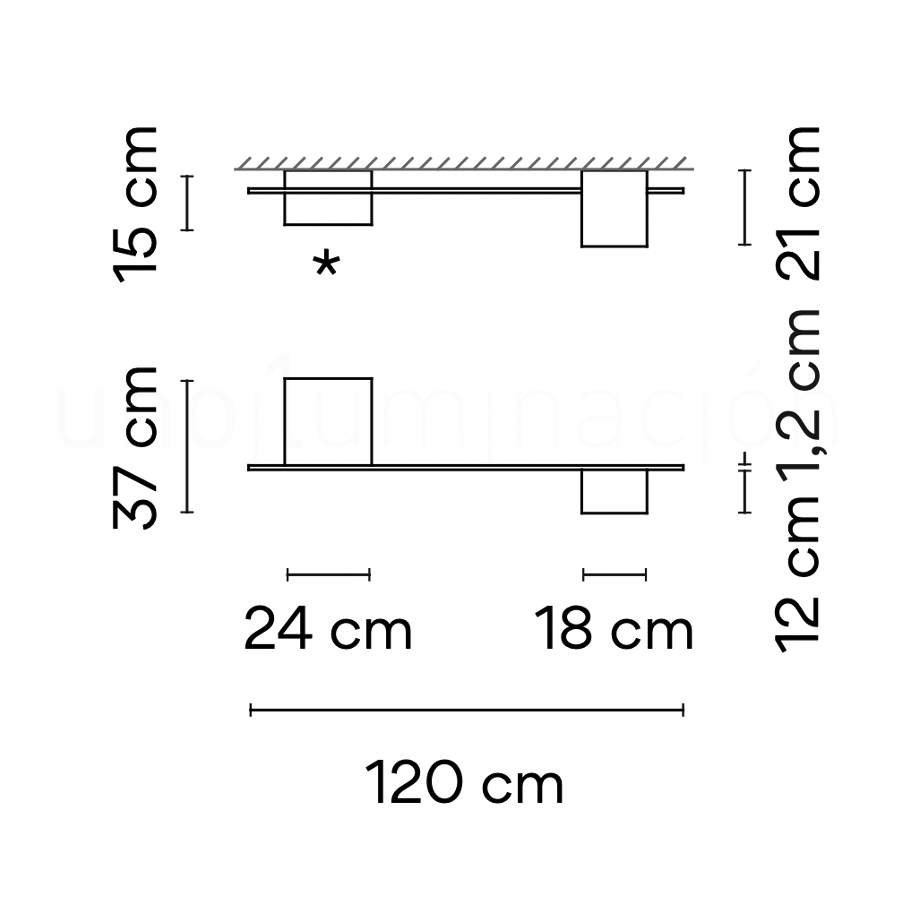 structural-2640-plafon-vibia-medidas