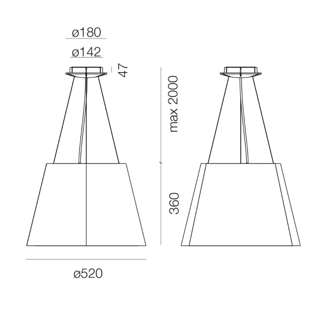 TOLOMEO Outdoor Paralume