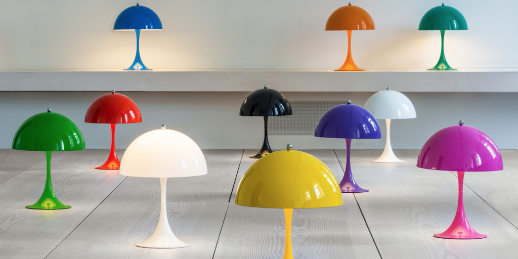 LOUIS POULSEN PANTHELLA MINI COLORS UNO ILUMINACION 1 VALLADOLID LAMPARAS DE DISEÑO