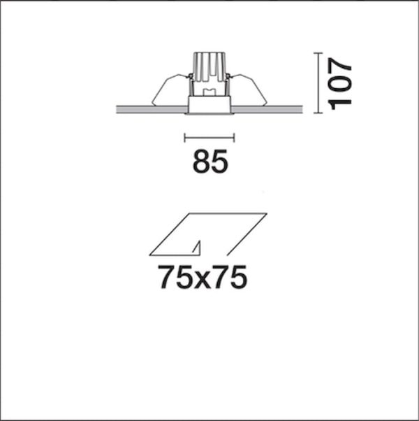 laser-blade-l-fijo-frame-iguzzini-medidas