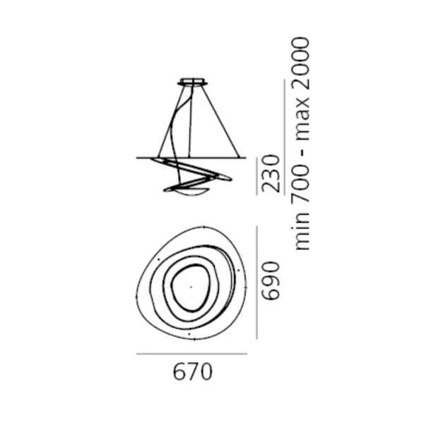 pirce-mini-artemide-led-lampara-colgante-uno-medidas