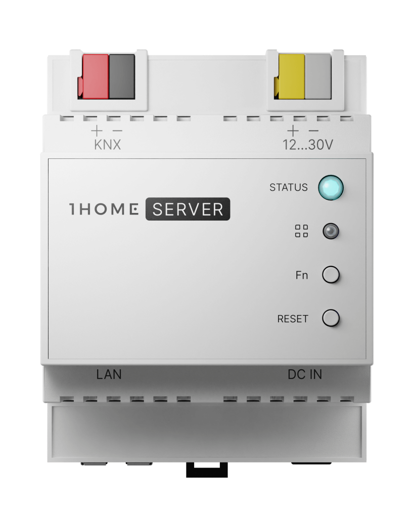 1home server knx apple home uno iluminacion